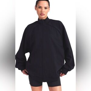 SKIMS Nike Oversized Black Full-Zip Women's Jacket NWOT